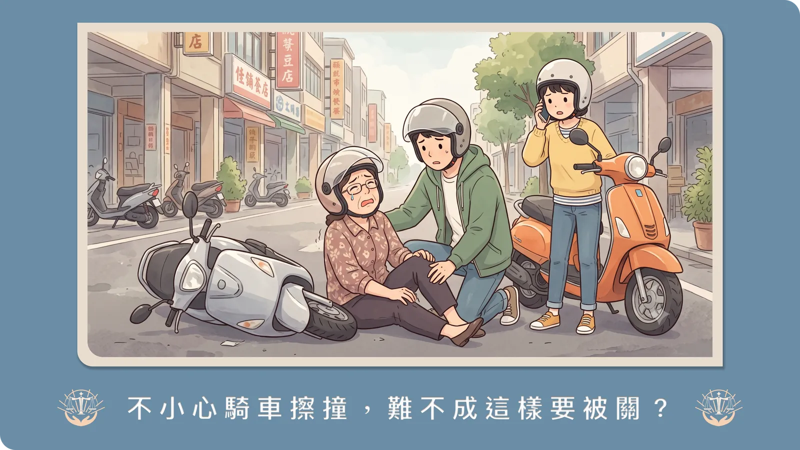 騎車或開車不小心撞傷人怎麼辦？律師解析「過失傷害」和解談判與緩起訴條件