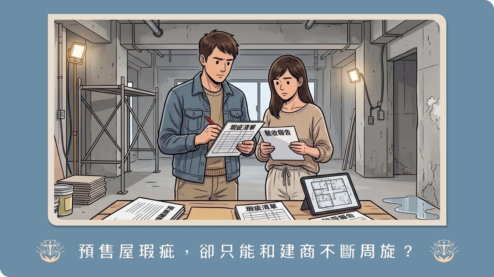 買了預售屋交屋後發現瑕疵怎麼辦？律師解析建商責任、「瑕疵擔保」求償與解約關鍵條件