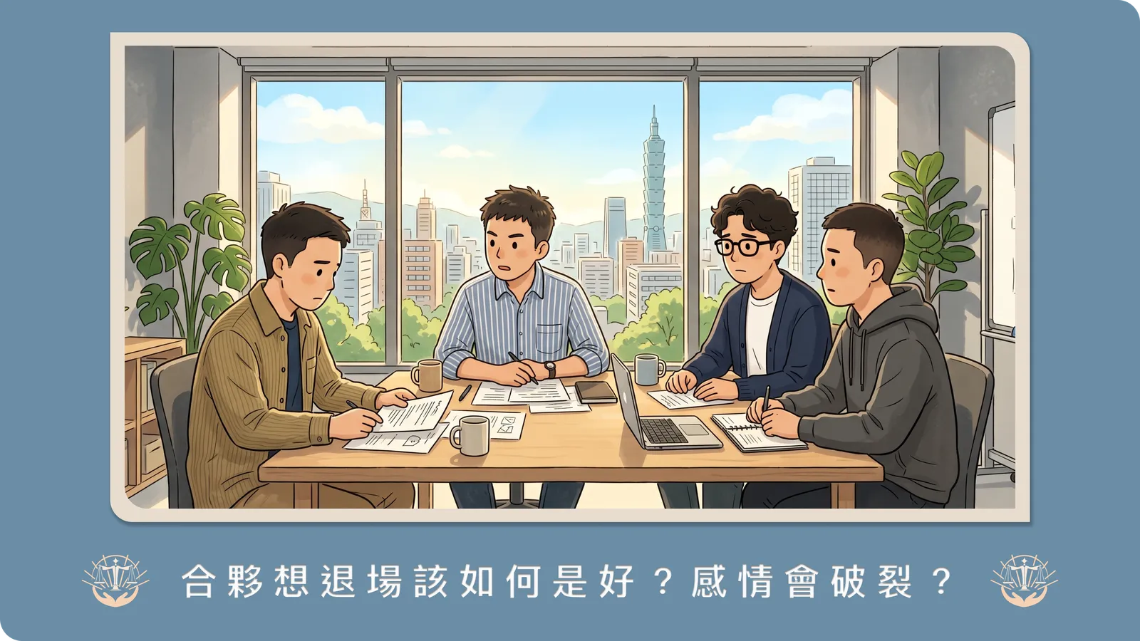 合夥不歡而散想退場？律師解析「退夥」的出資返還、損益結算與債務責任民事爭議