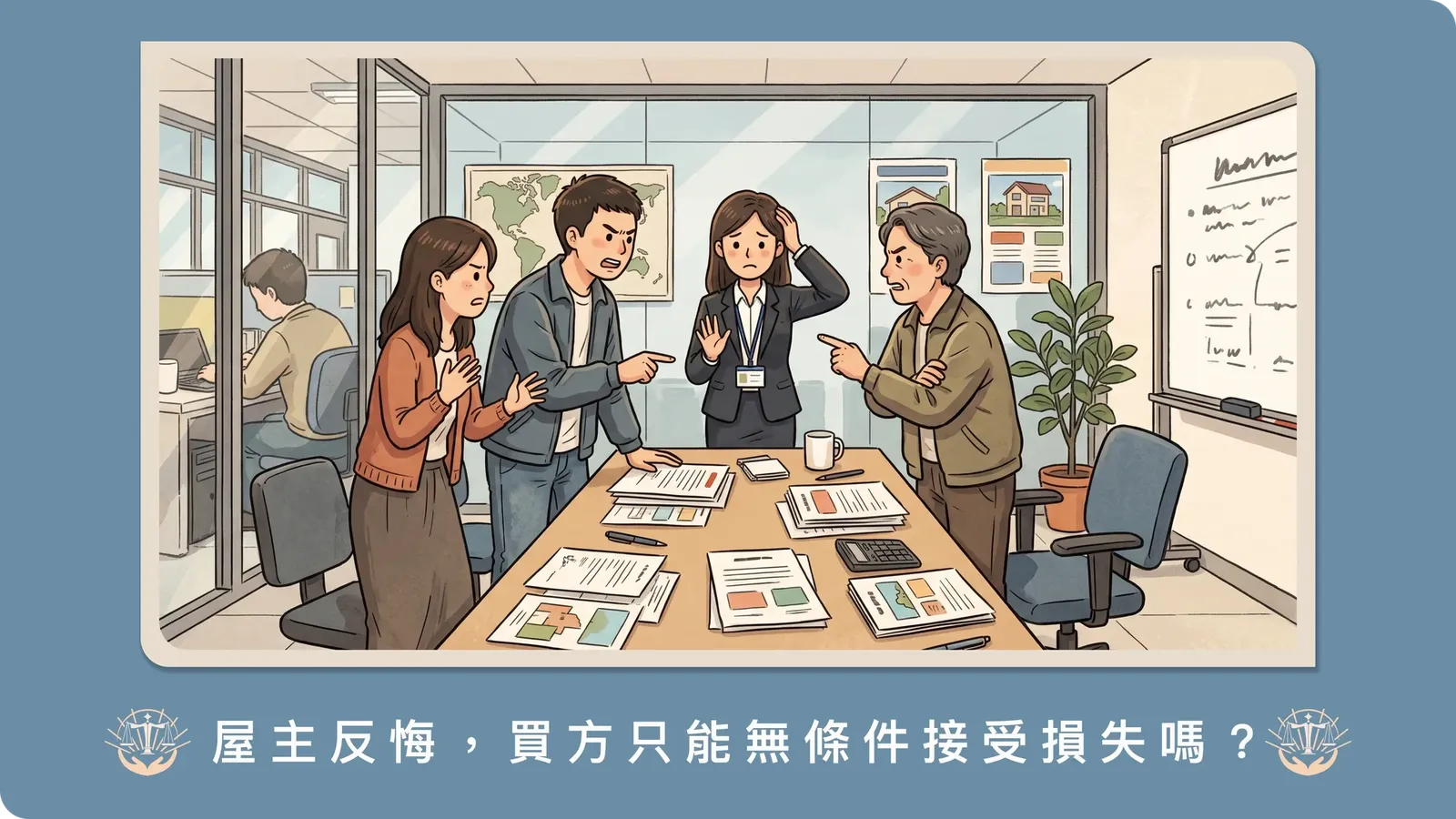 屋主簽約後反悔不賣怎麼辦？違約金、定金與訴請過戶怎麼選？