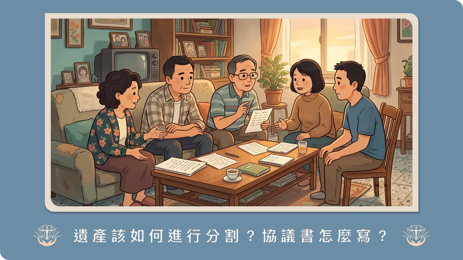 繼承人間意見一致想分割遺產？律師解析「遺產分割協議書」的必備要件與繼承登記接軌流程