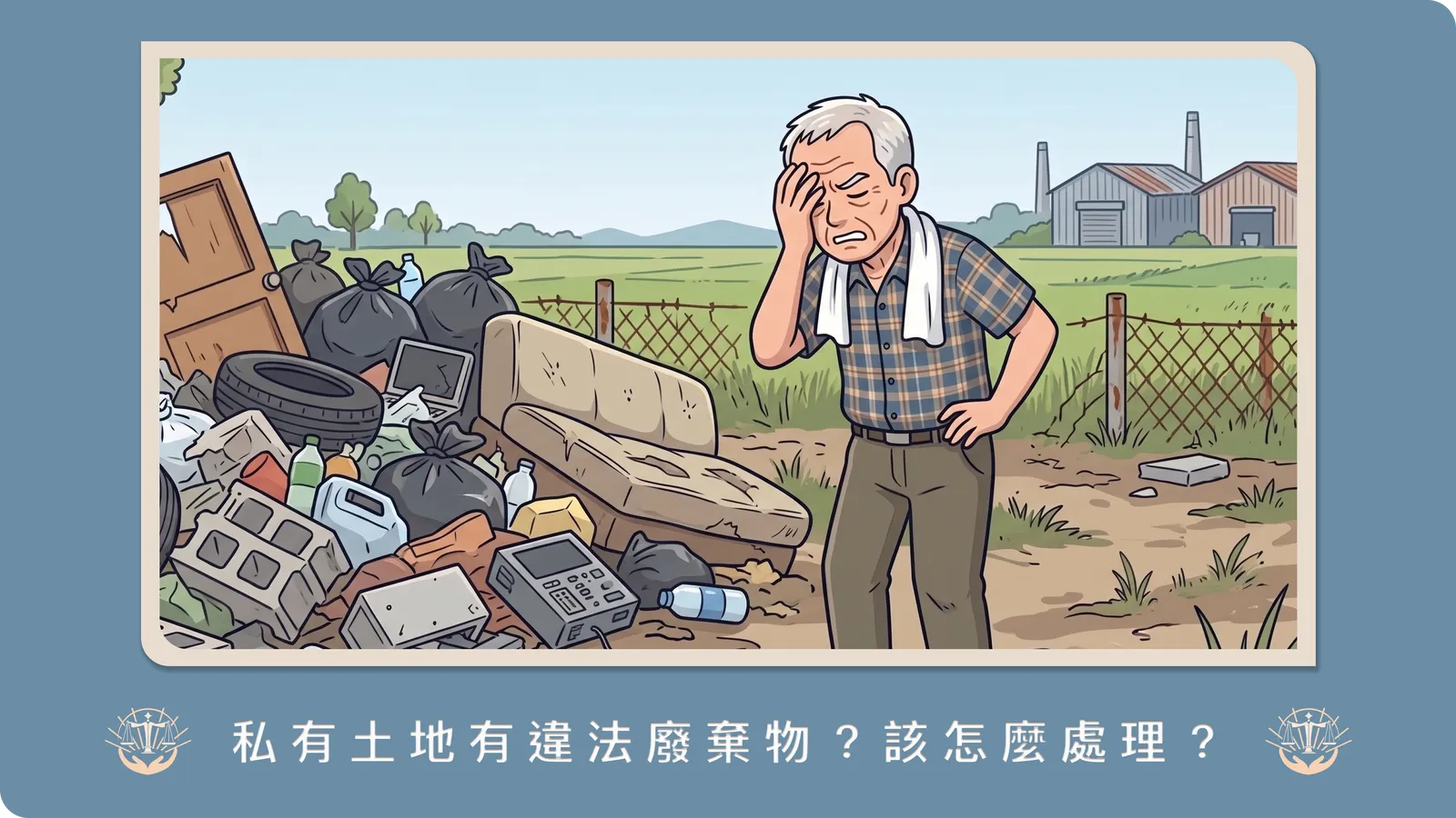 土地被放置廢棄物怎麼辦？律師解析「廢棄物清理法」的相關刑責與清除費用求償