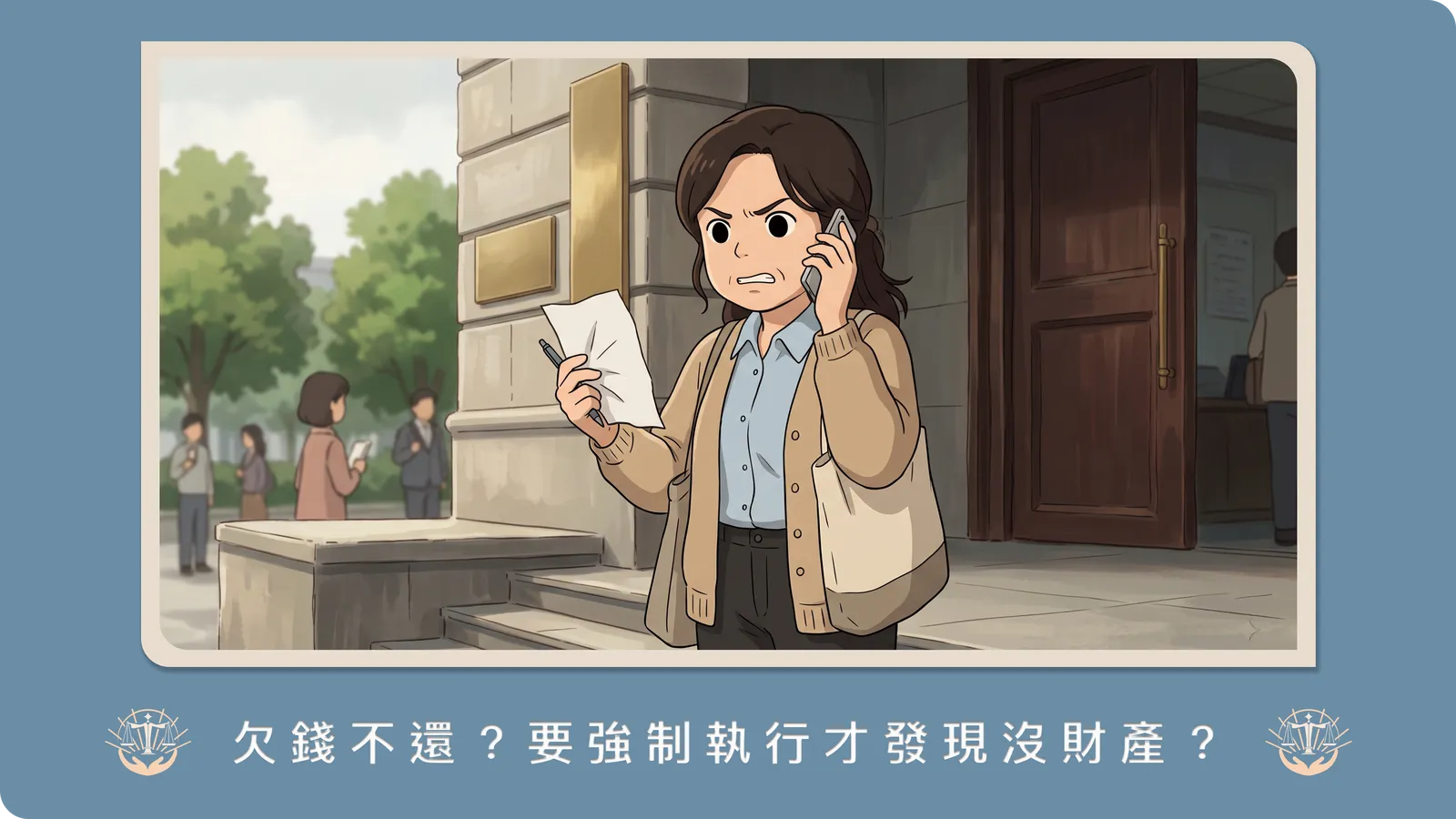 官司打贏了，對方卻不還錢？律師解析勝訴判決後「聲請強制執行」查產、查封拍賣到取得「債權憑證」全流程