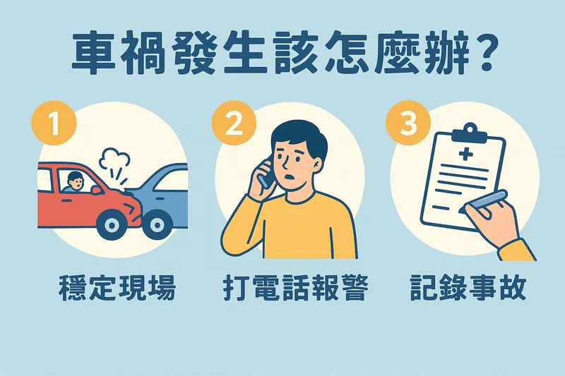 車禍發生後，該報警還是和解？律師帶你看懂最佳處理流程