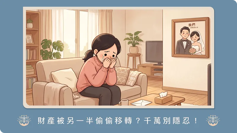 另一半偷偷把婚後財產贈與小三或父母？律師解析不用等離婚的「撤銷贈與」與追討時效
