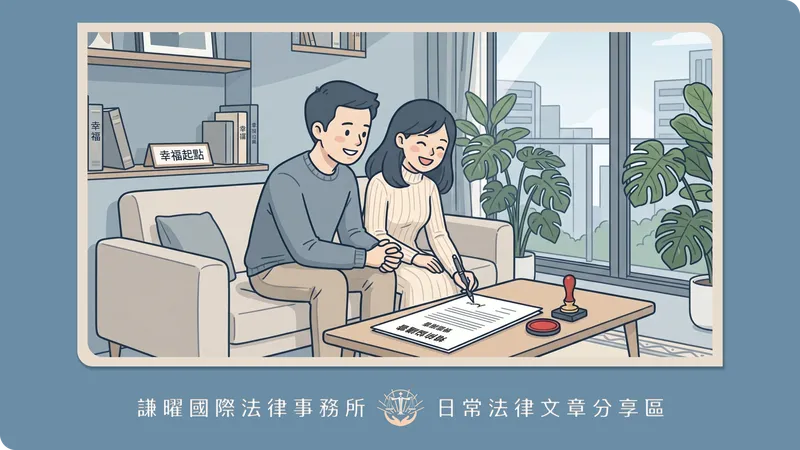 簽了婚前協議就真的有效嗎？律師解析「分別財產制」與婚前協議書的法律有效要件