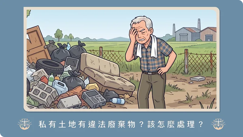 土地被放置廢棄物怎麼辦？律師解析「廢棄物清理法」的相關刑責與清除費用求償